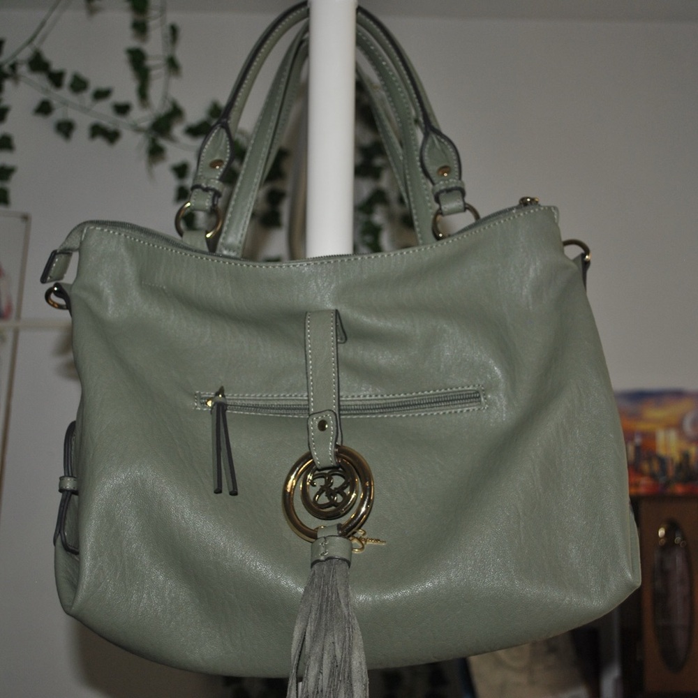 Jessica Simpson  Green Leather Handbag